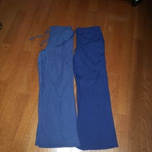 Lot of 2 scrub pants